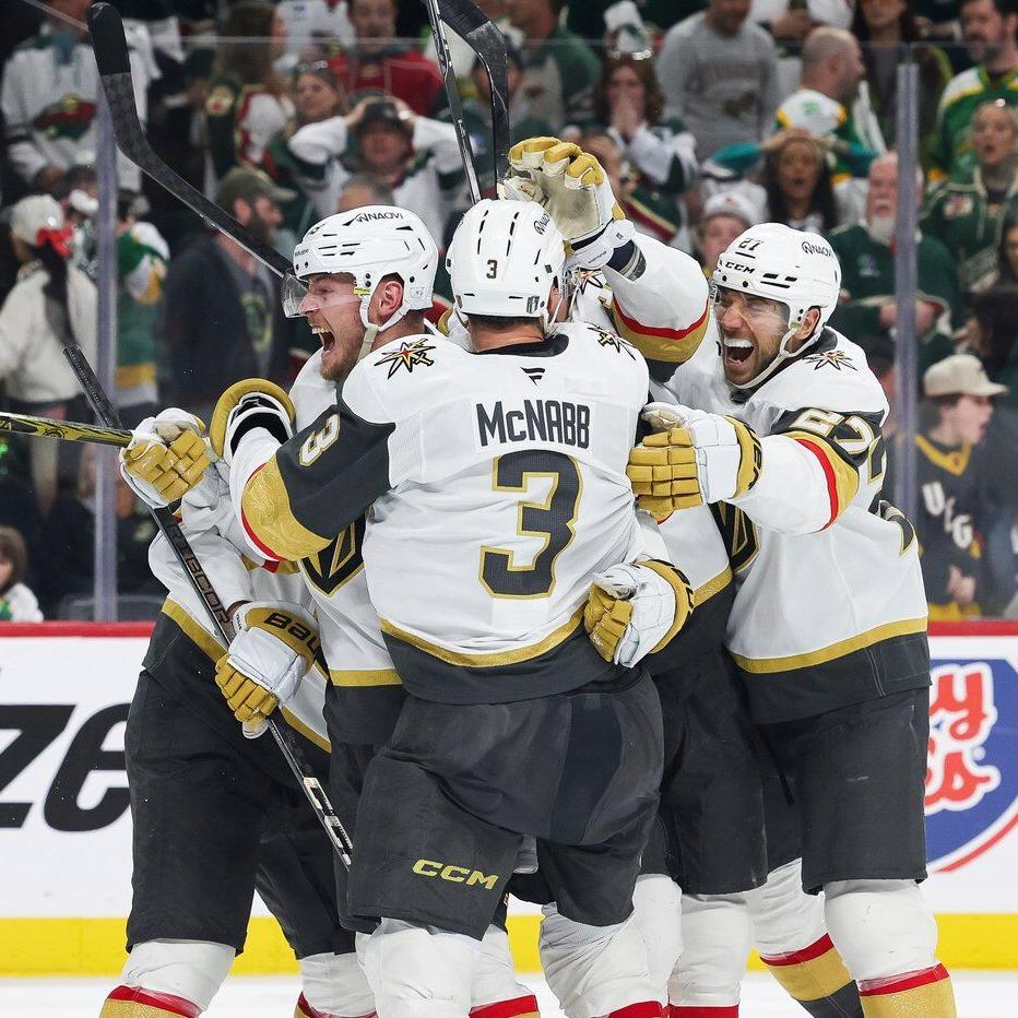 Barbashev scores in OT, Golden Knights beat Wild 4-3 to even series